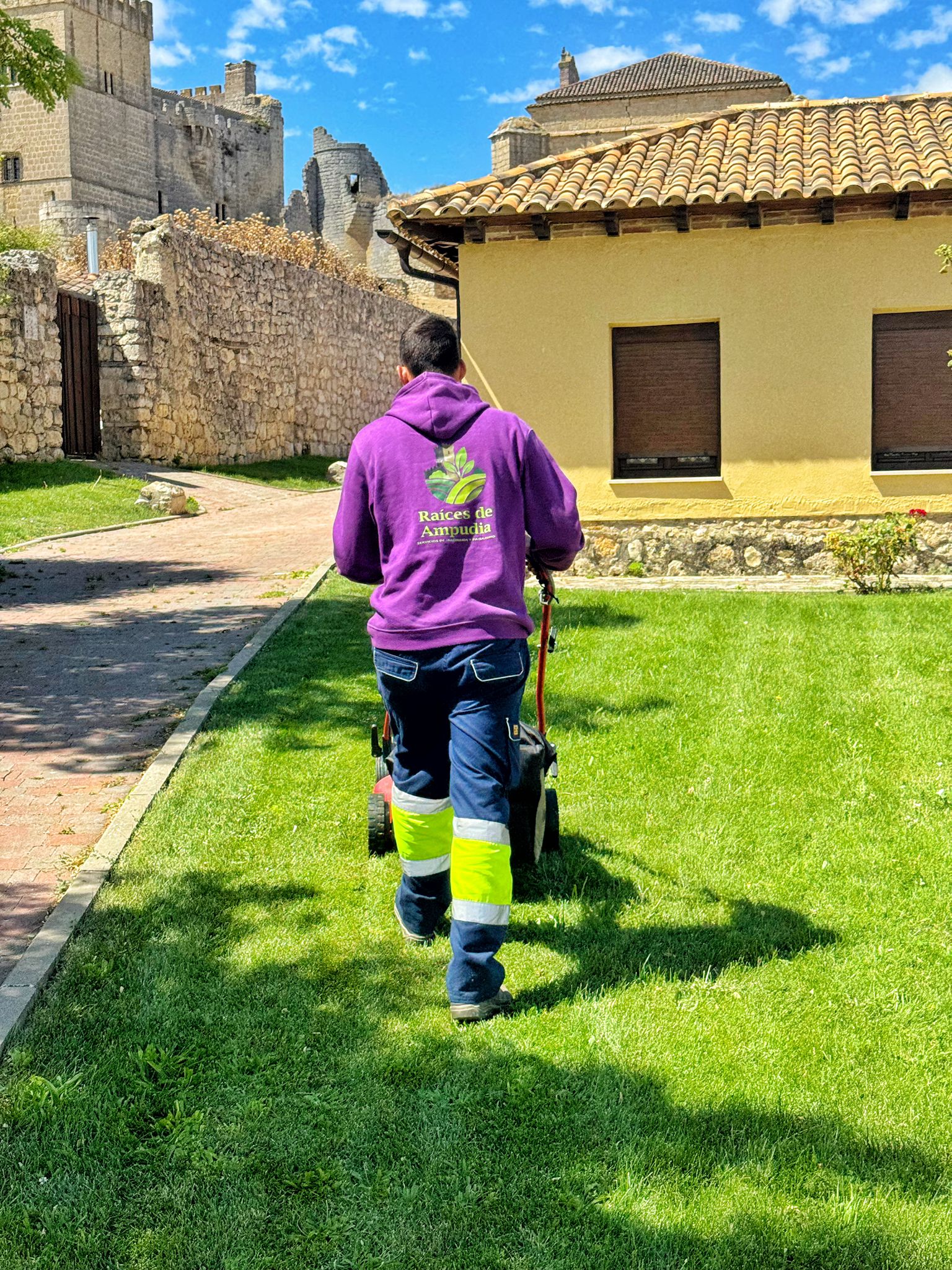 Resultado final de paisajismo en Palencia